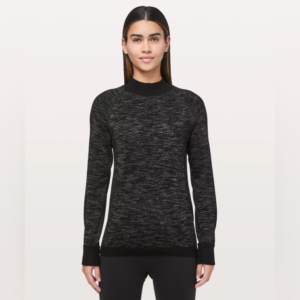 LULULEMON Holiday Dressy Sweater DESIGNED FOR ON THE MOVE Womens Size 12